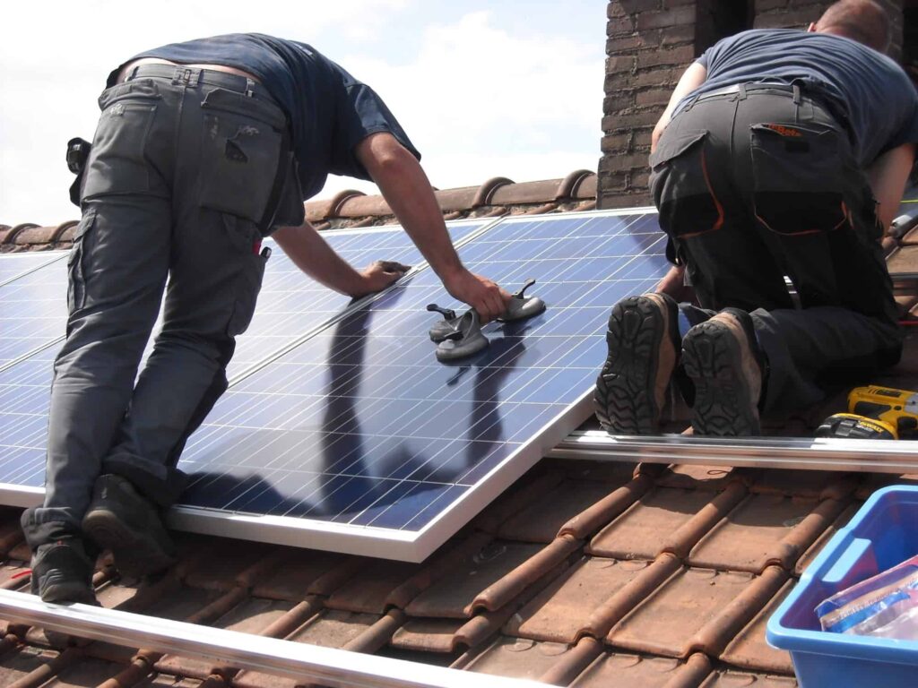 installing solar panels